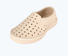 Angled view of a Native Shoes Kids Miles Bloom Kids | Bone White/ Bone White Footwear