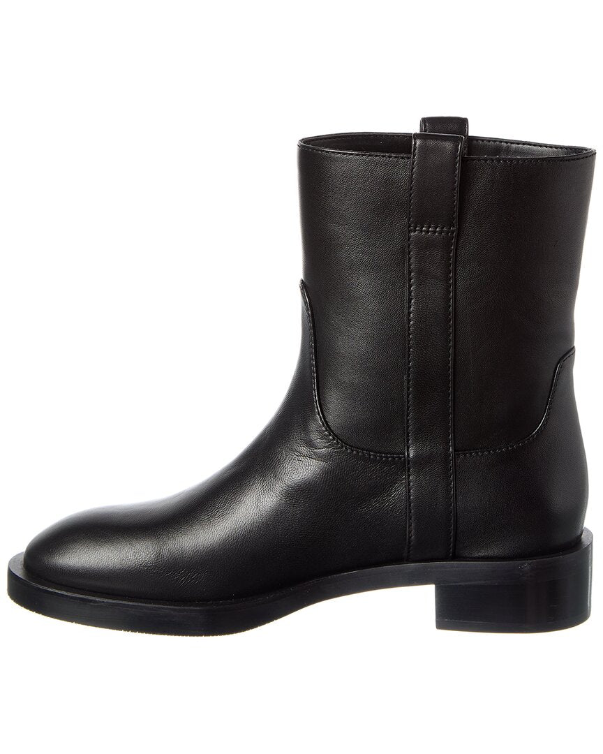 Stuart Weitzman | Womens | Lenora Leather Bootie | Black