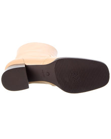 Stuart Weitzman | Womens | Nola Zip Leather Bootie | Beige