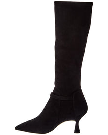 Stuart Weitzman | Womens | Lori 75 Suede Boot | Black