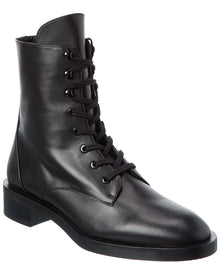 Stuart Weitzman | Womens | Sondra Sleek Leather Bootie | Black