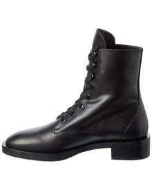 Stuart Weitzman | Womens | Sondra Sleek Leather Bootie | Black