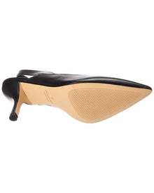 Stuart Weitzman | Womens | Zuri 75 Leather Slingback Pump | Black