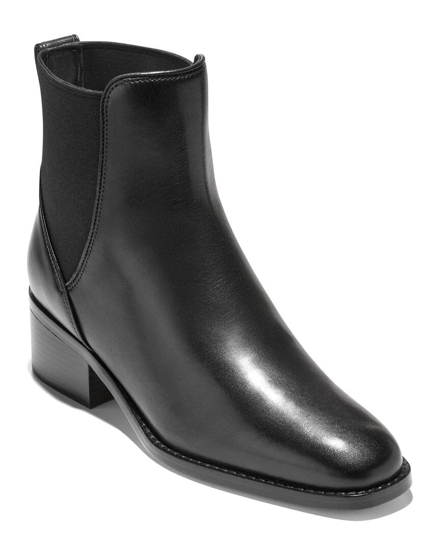 Cole Haan | Womens | Evalina Chelsea Leather Bootie | Black