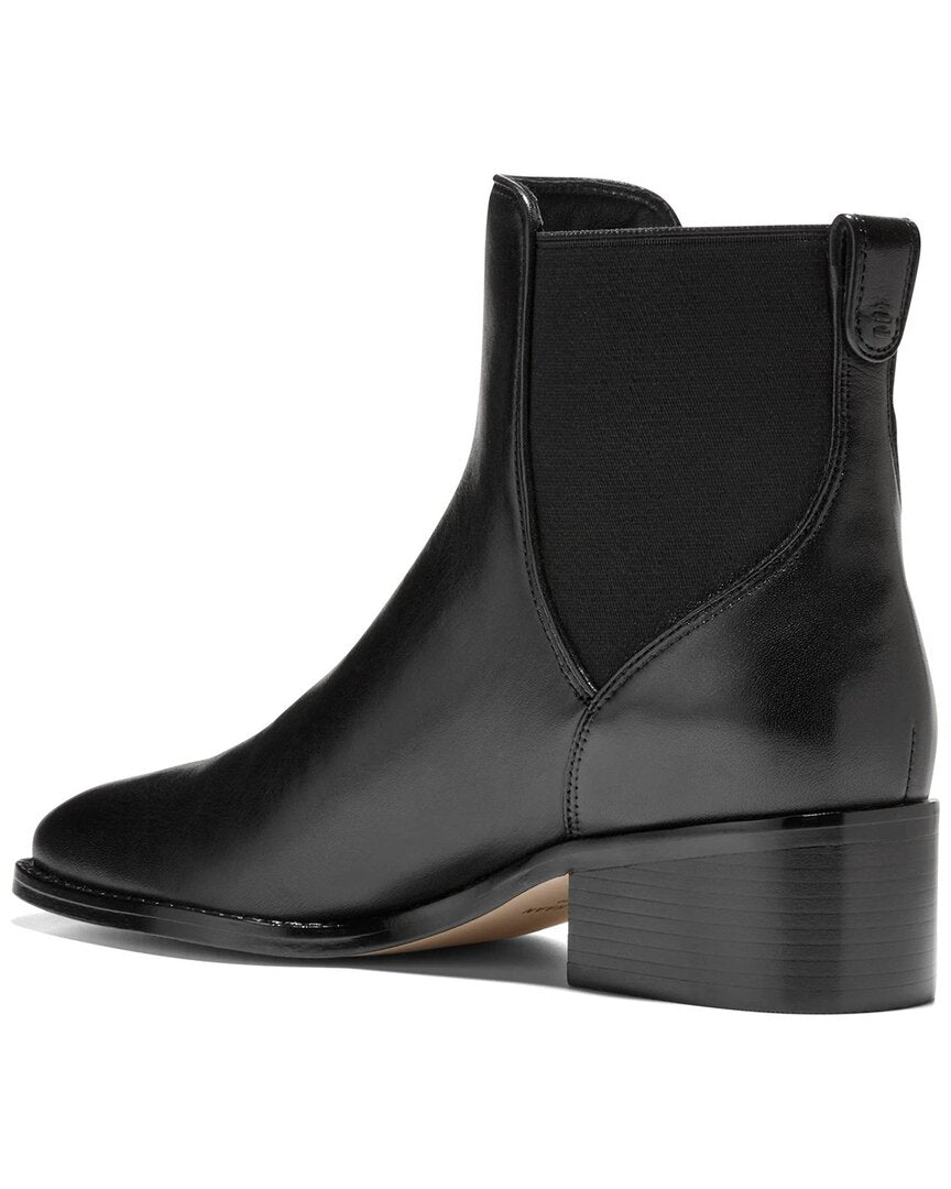 Cole Haan | Womens | Evalina Chelsea Leather Bootie | Black