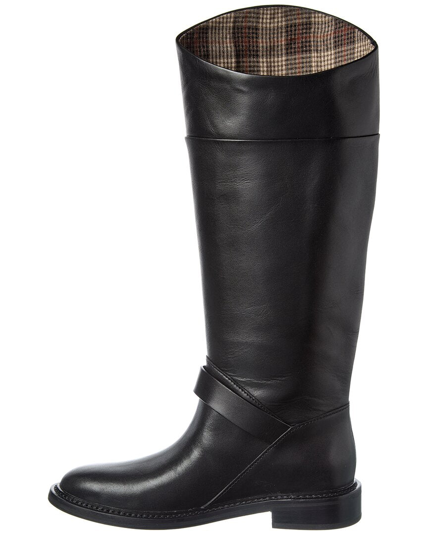 rag & bone | Womens | Hayden Leather Riding Boot | Black