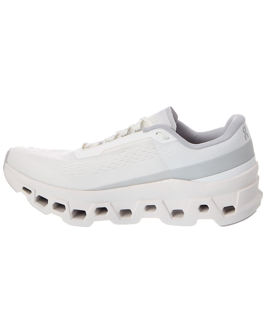 On Running | Womens | CloudMonster 1 Canvas Sneaker | White