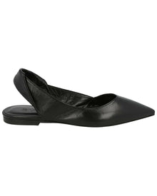 By FAR | Womens | Yasha Leather Flat | Black