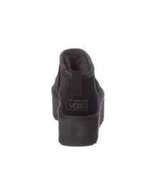 UGG | Womens | Classic Ultra Mini Suede Platform Boot | Black