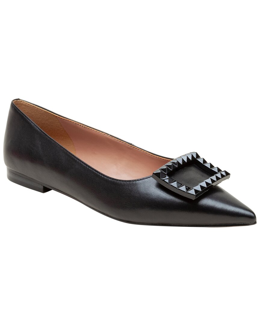 Linea Paolo | Womens | Nolene Leather Flat | Black
