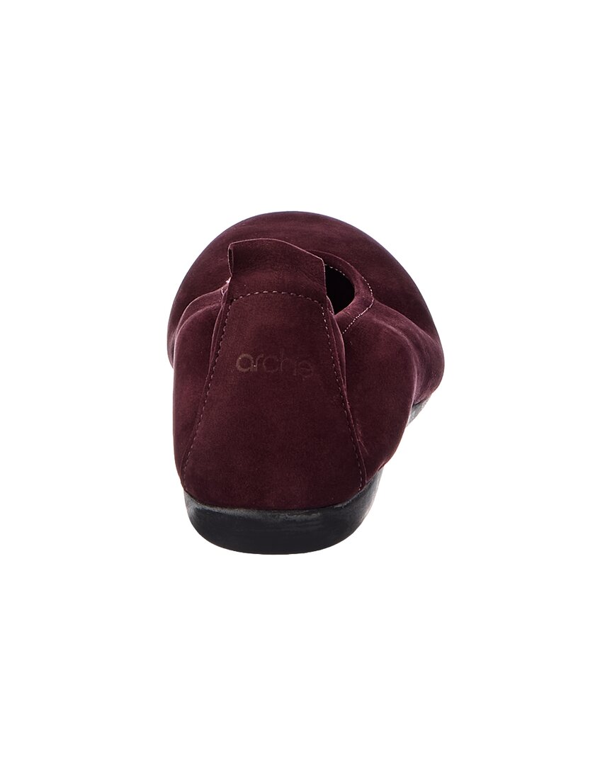Arche | Womens | Laius Leather Flat | Purple