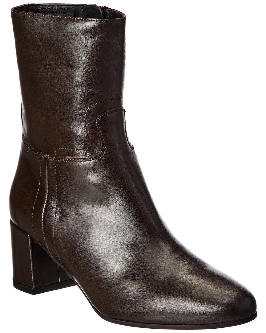 Bally | Womens | Belika Leather Bootie | Brown
