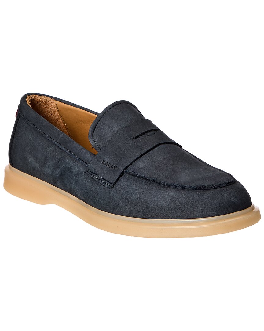 Bally | Womens | Webby Leather Loafer | Blue