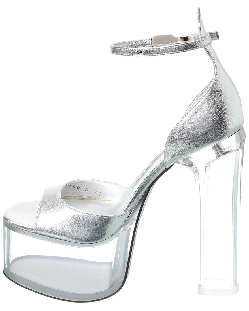 Valentino | Womens | VLogo 155 Leather Platform Sandal | Multi