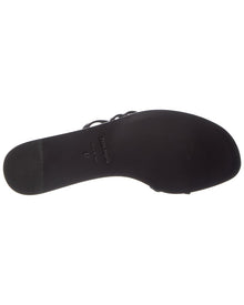 Palm Angels | Womens | Lategram Leather Sandal | Black