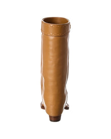 FENDI | Womens | FF Leather Boot | Beige