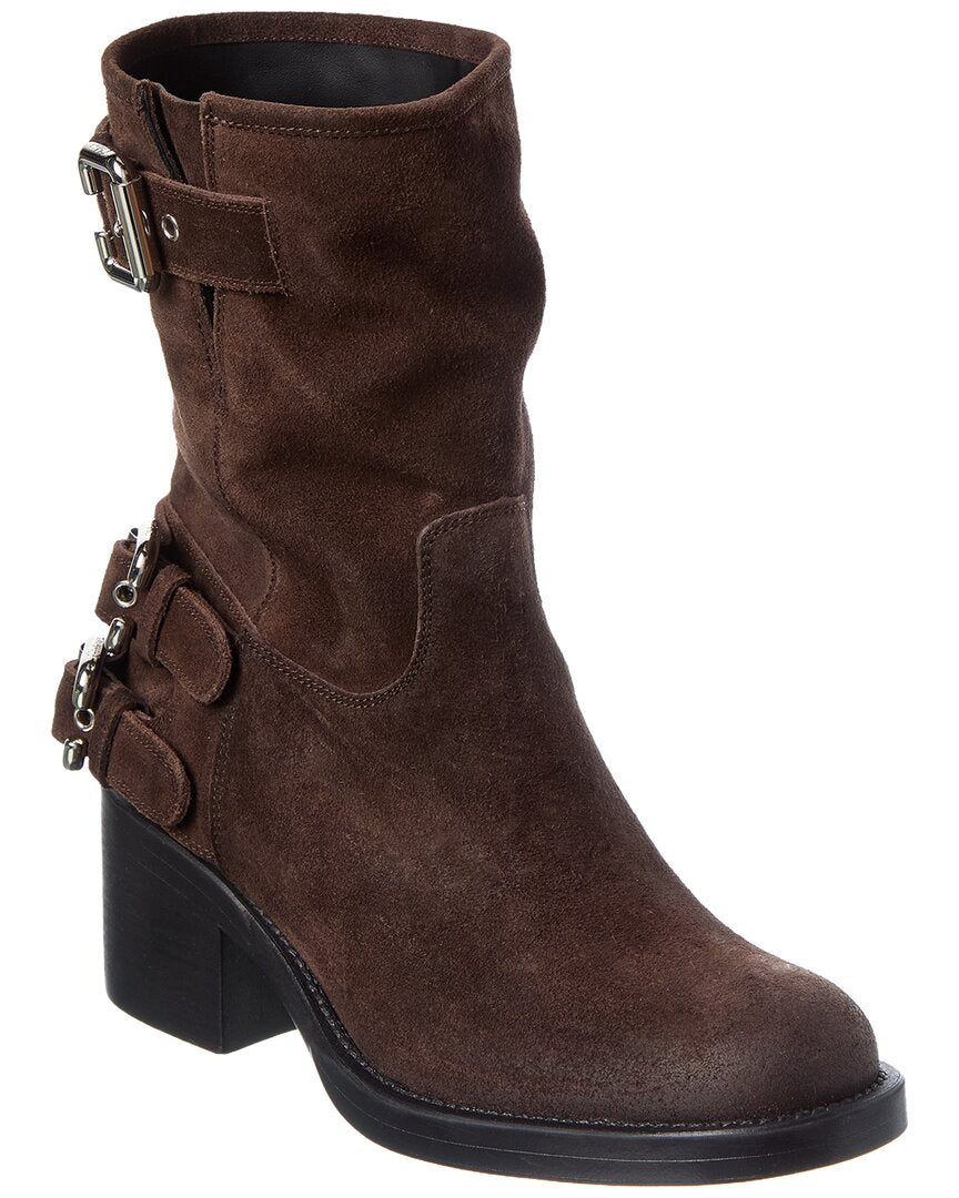 Chloe | Womens | Dakota Suede Bootie | Brown