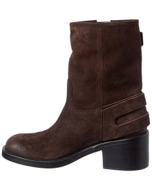 Chloe | Womens | Dakota Suede Bootie | Brown
