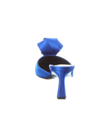 Sergio Rossi | Womens | Bigoudi Satin Mule | Blue