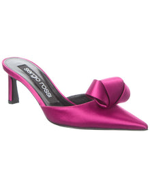 Sergio Rossi | Womens | Bigoudi Satin Mule | Purple