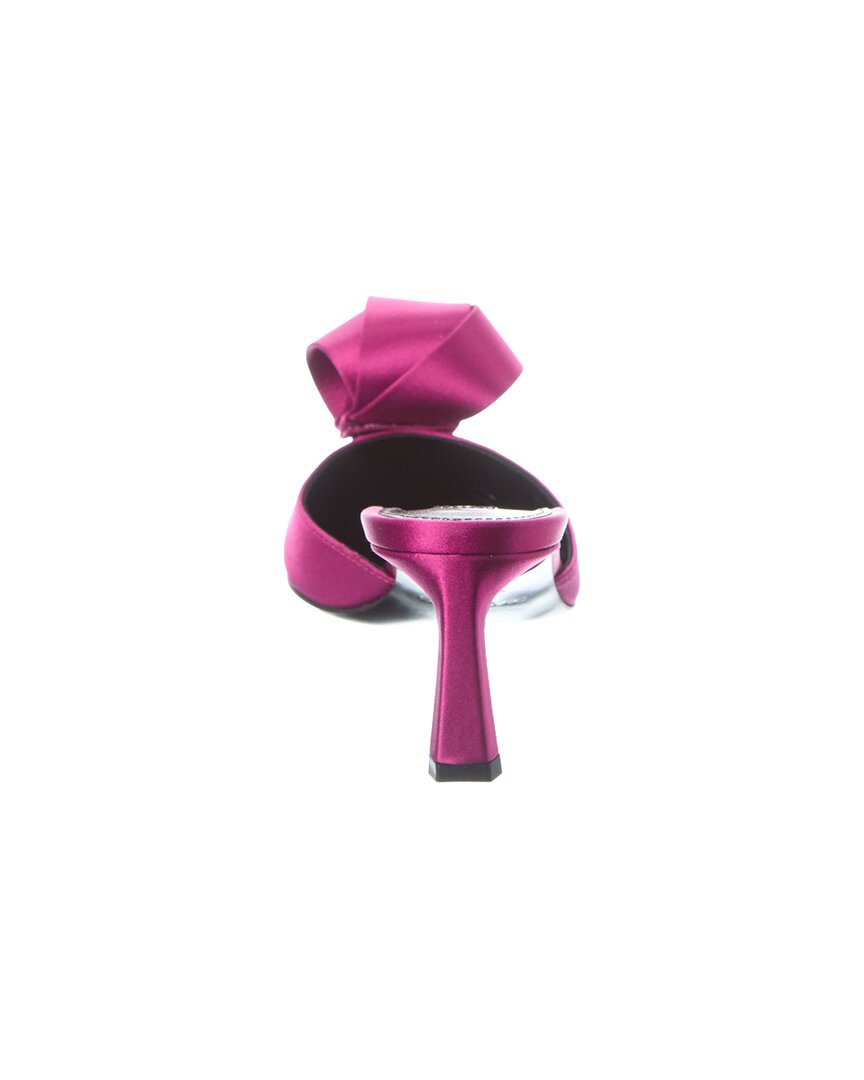 Sergio Rossi | Womens | Bigoudi Satin Mule | Purple