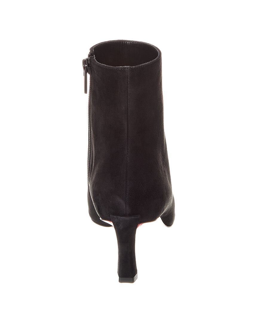 Christian Louboutin | Womens | Condora 85 Suede Bootie | Black