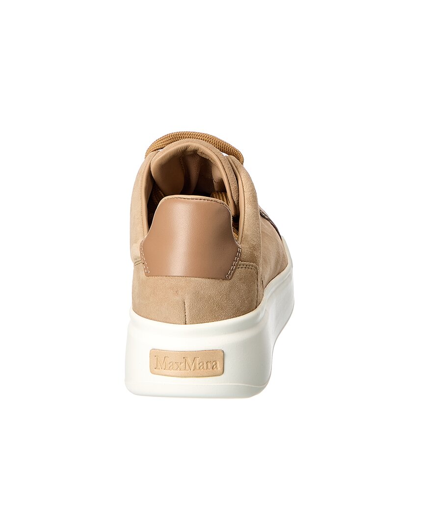 Max Mara | Womens | Super Suede Sneaker | Beige
