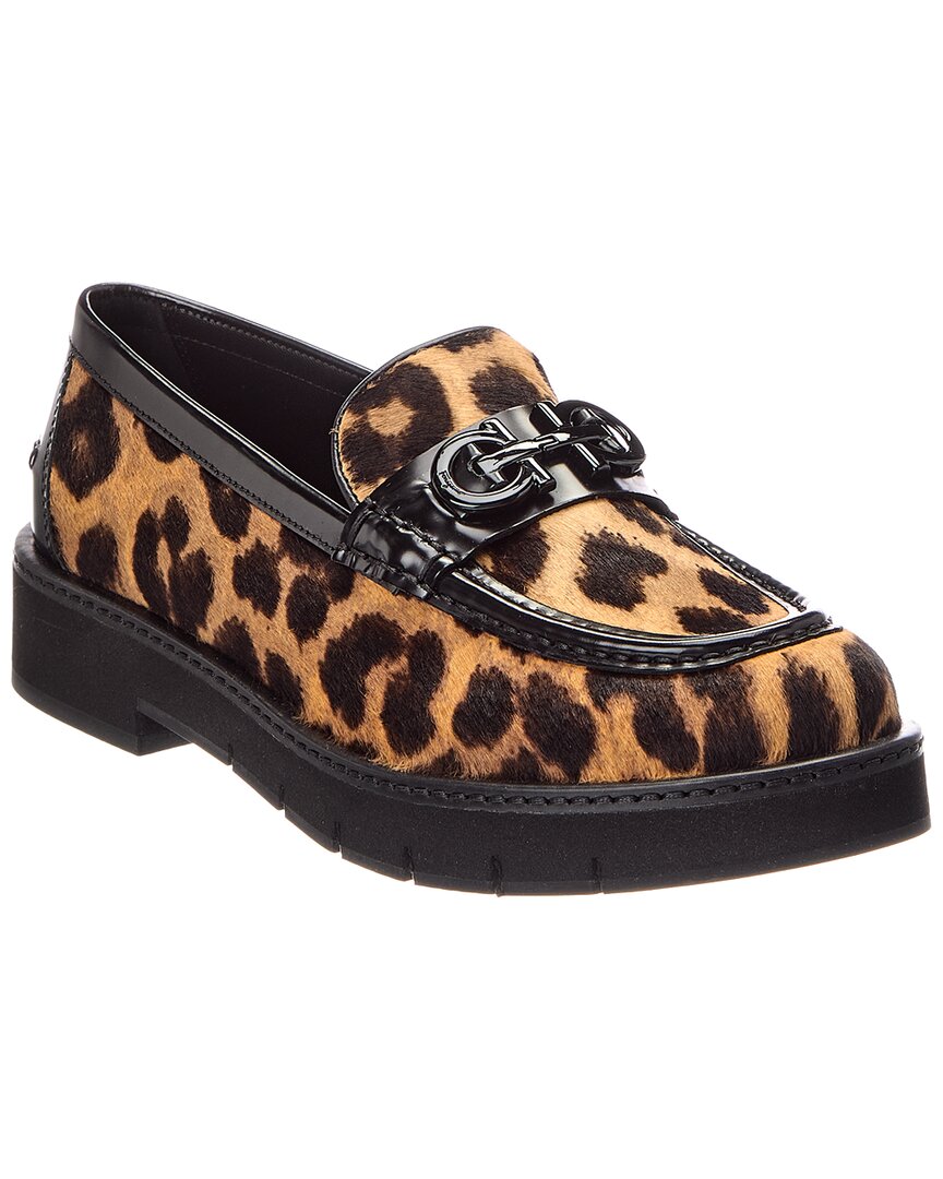 Ferragamo | Womens | Ofelia Lugpy Leather Loafer | Beige