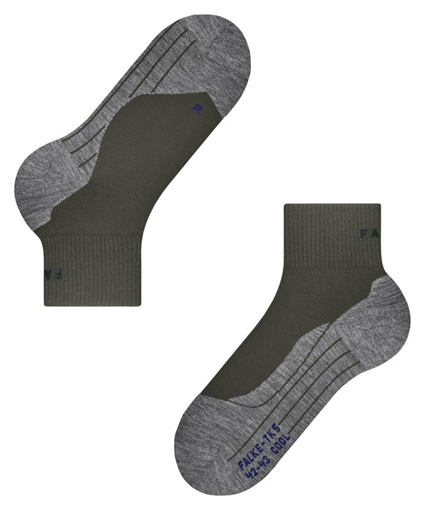 Mens | TK5 Wander Cool Short Socks M | Military