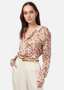 Crosby Blouse | Spring Geranium