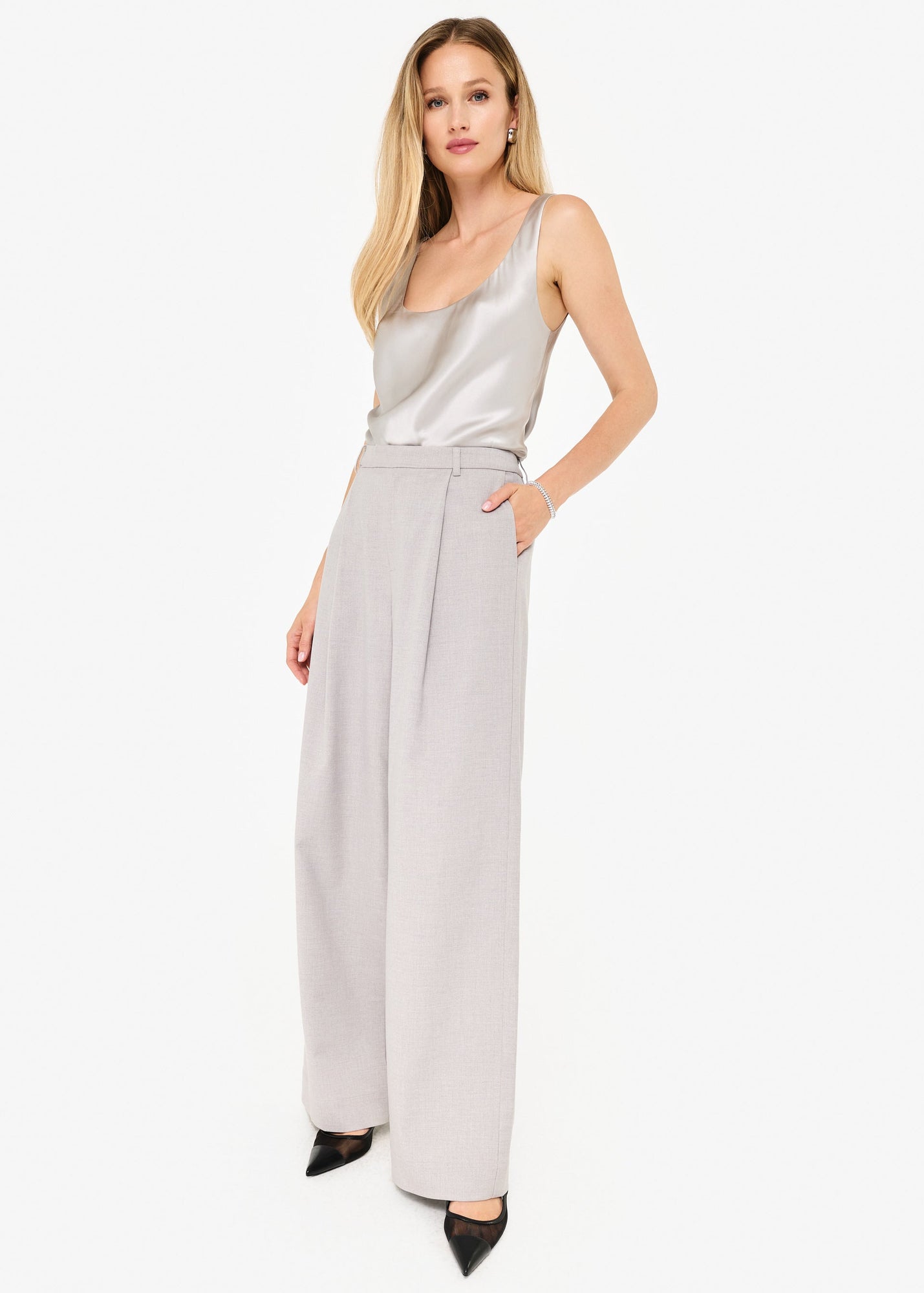 Rosheen Wide Leg Pant | Haze