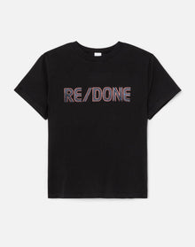 Classic RE/DONE Stripe Tee | Black