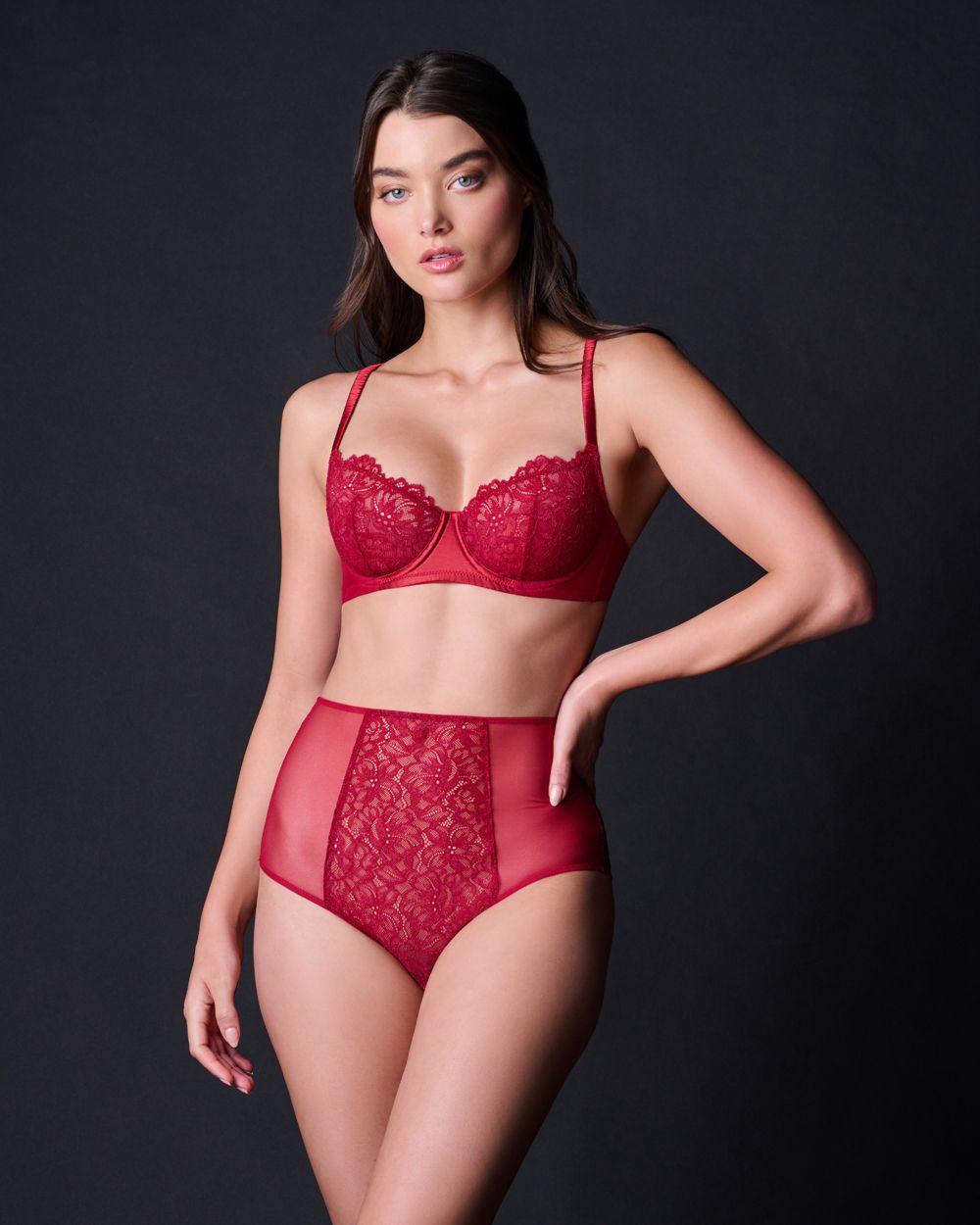 Lexi High Waist Bikini | Mulberry