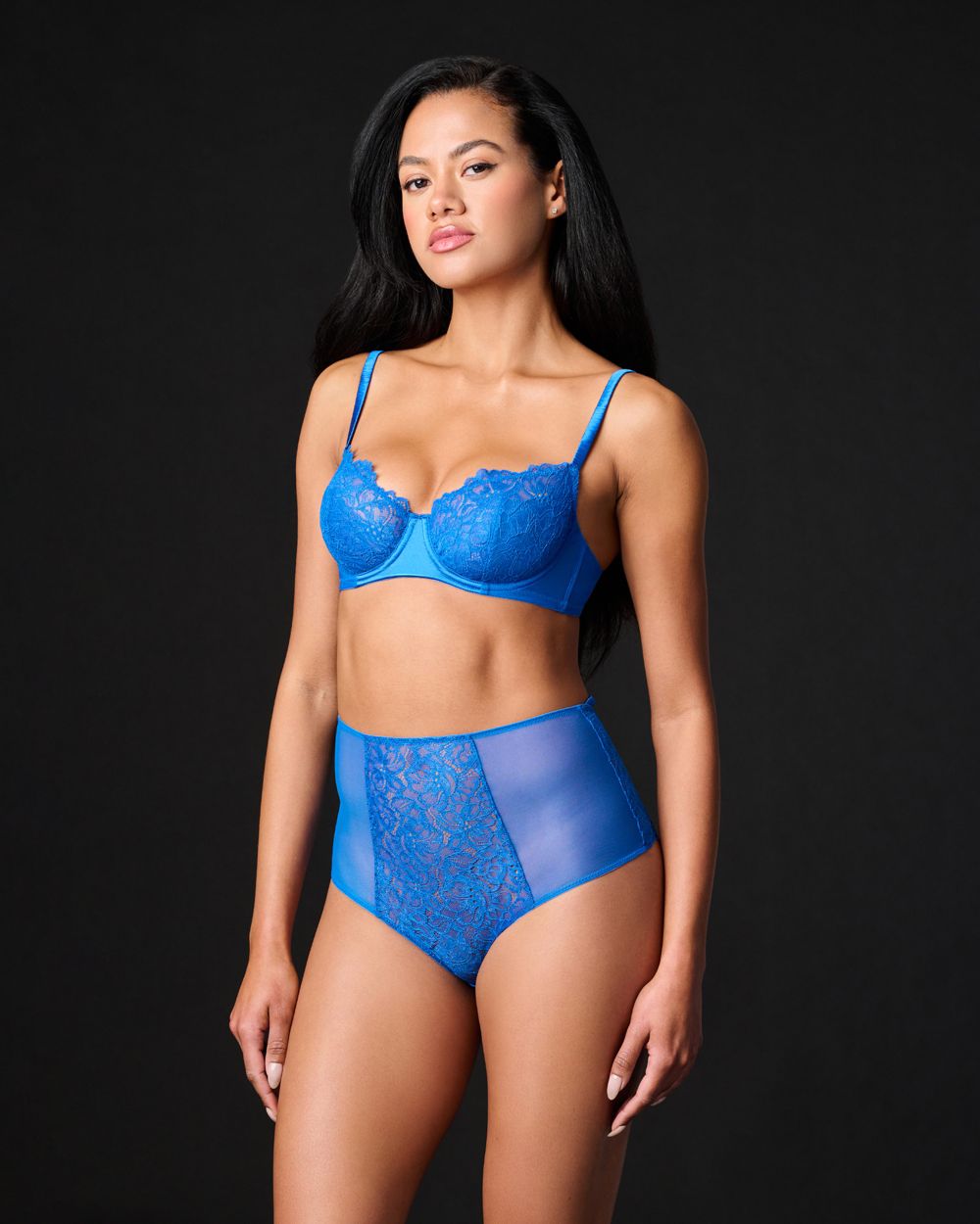 Lexi High Waist Bikini | Lapis