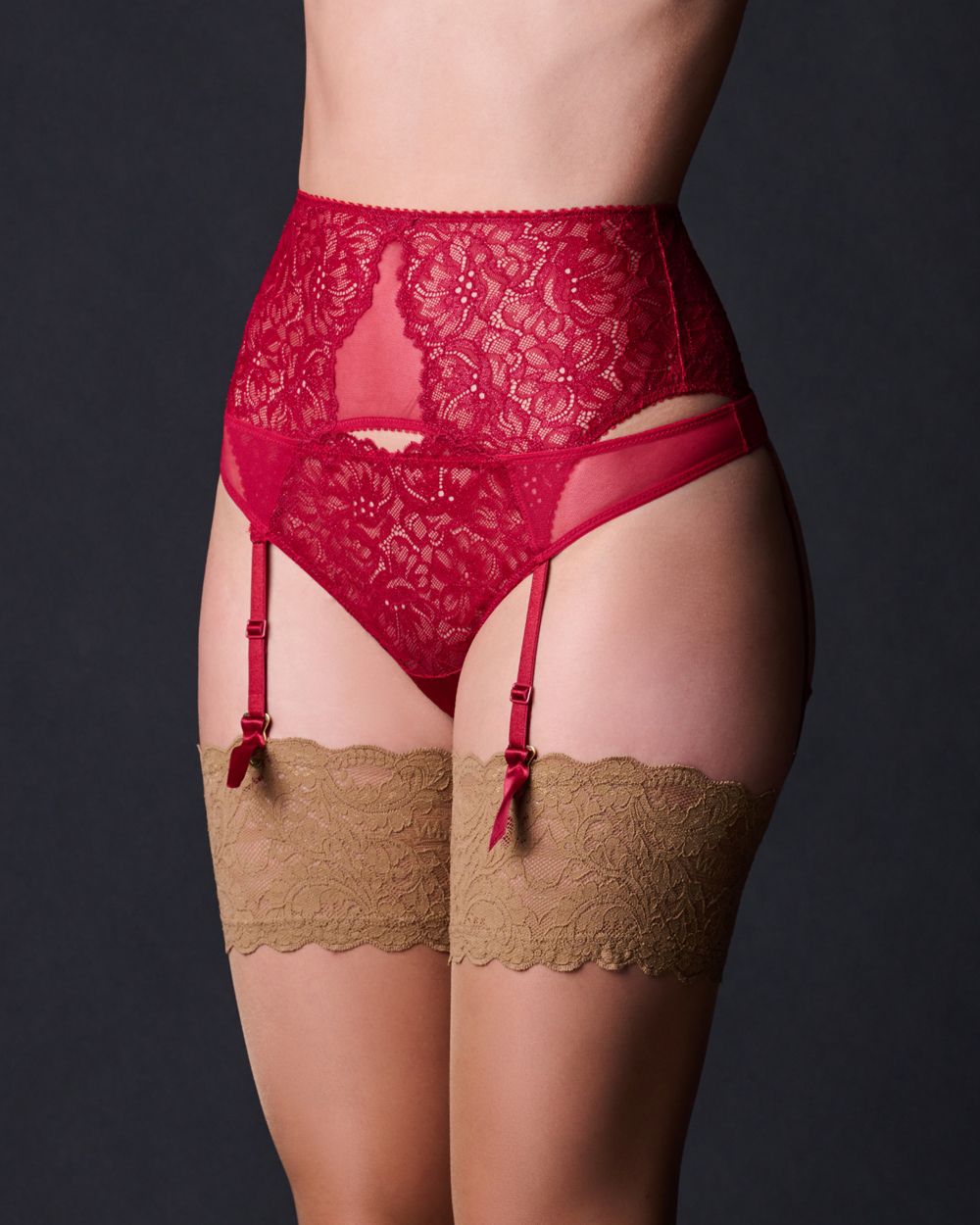 Lexi Suspender Belt | Mulberry