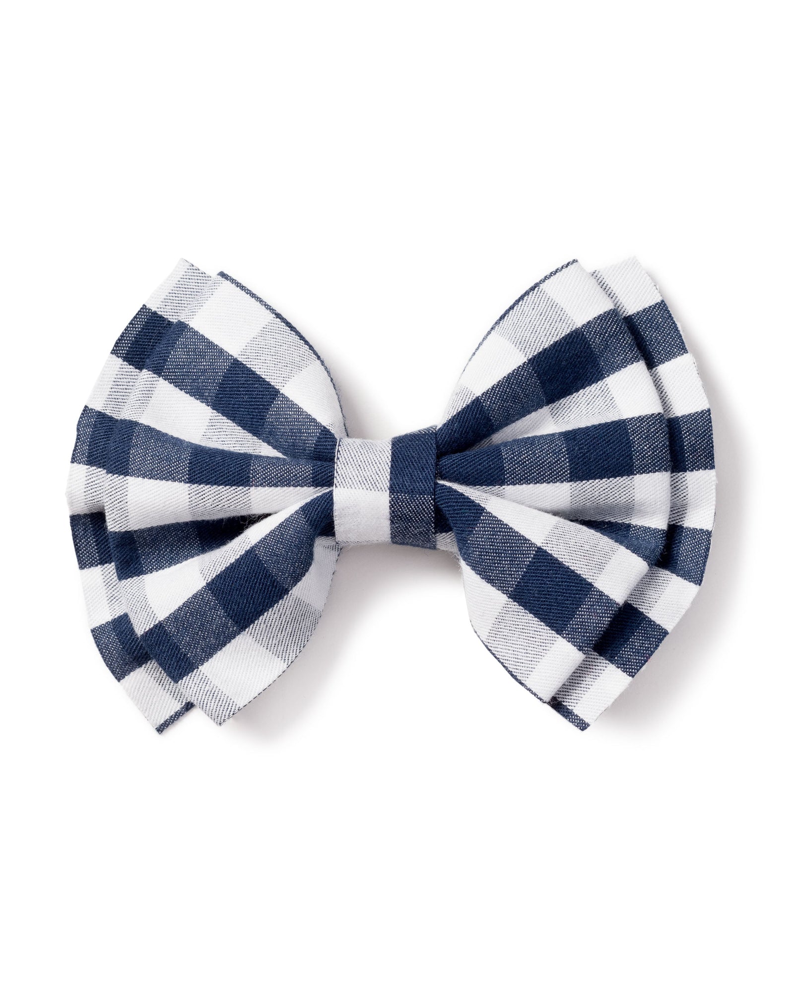 ALEXANDRE DE PARIS Blue & White Gingham Bow Barette Blue Gingham Elle Bow – Lady Eleanor & Co main image 2