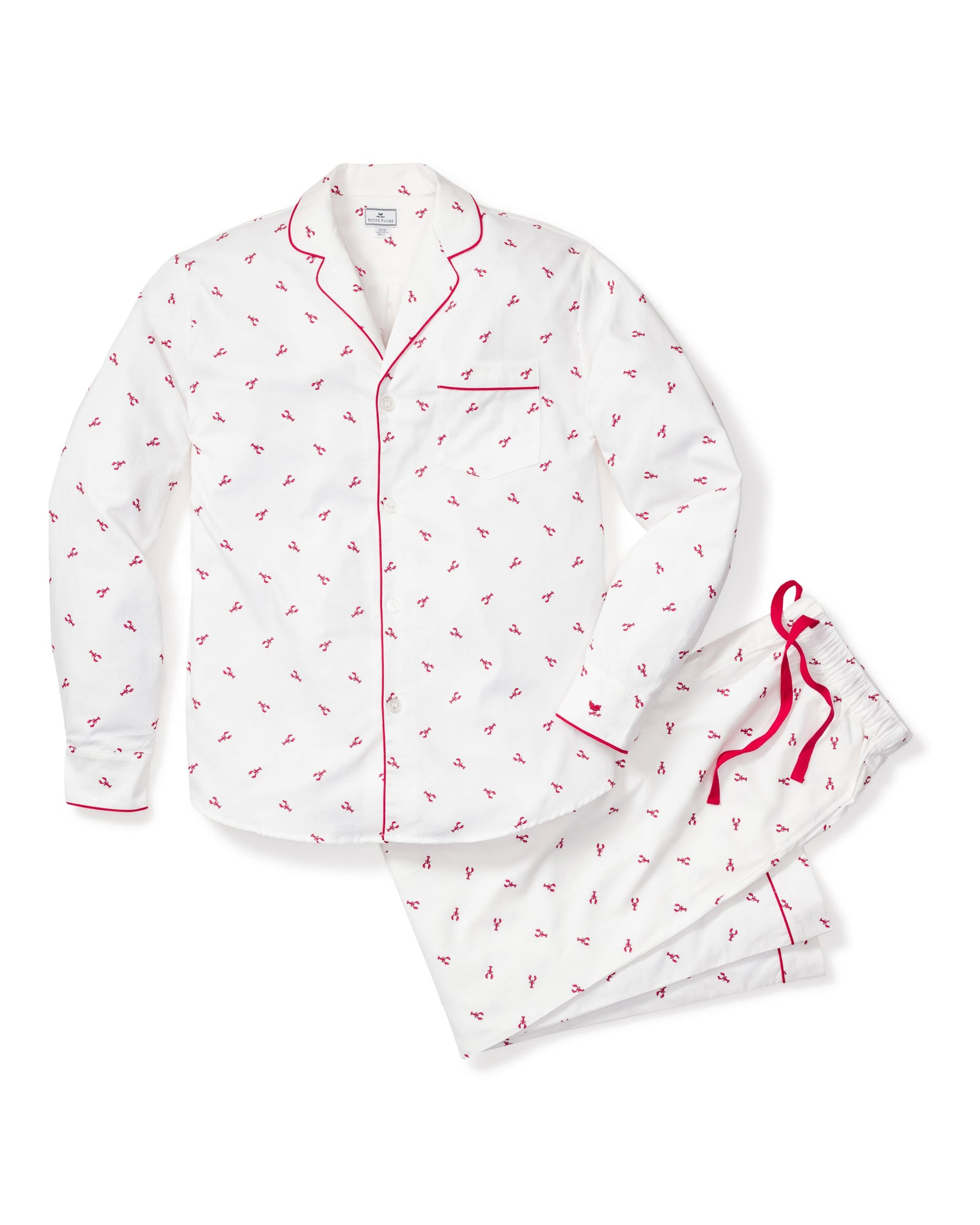 Mens | Twill Pajama Set | Brixham Lobsters
