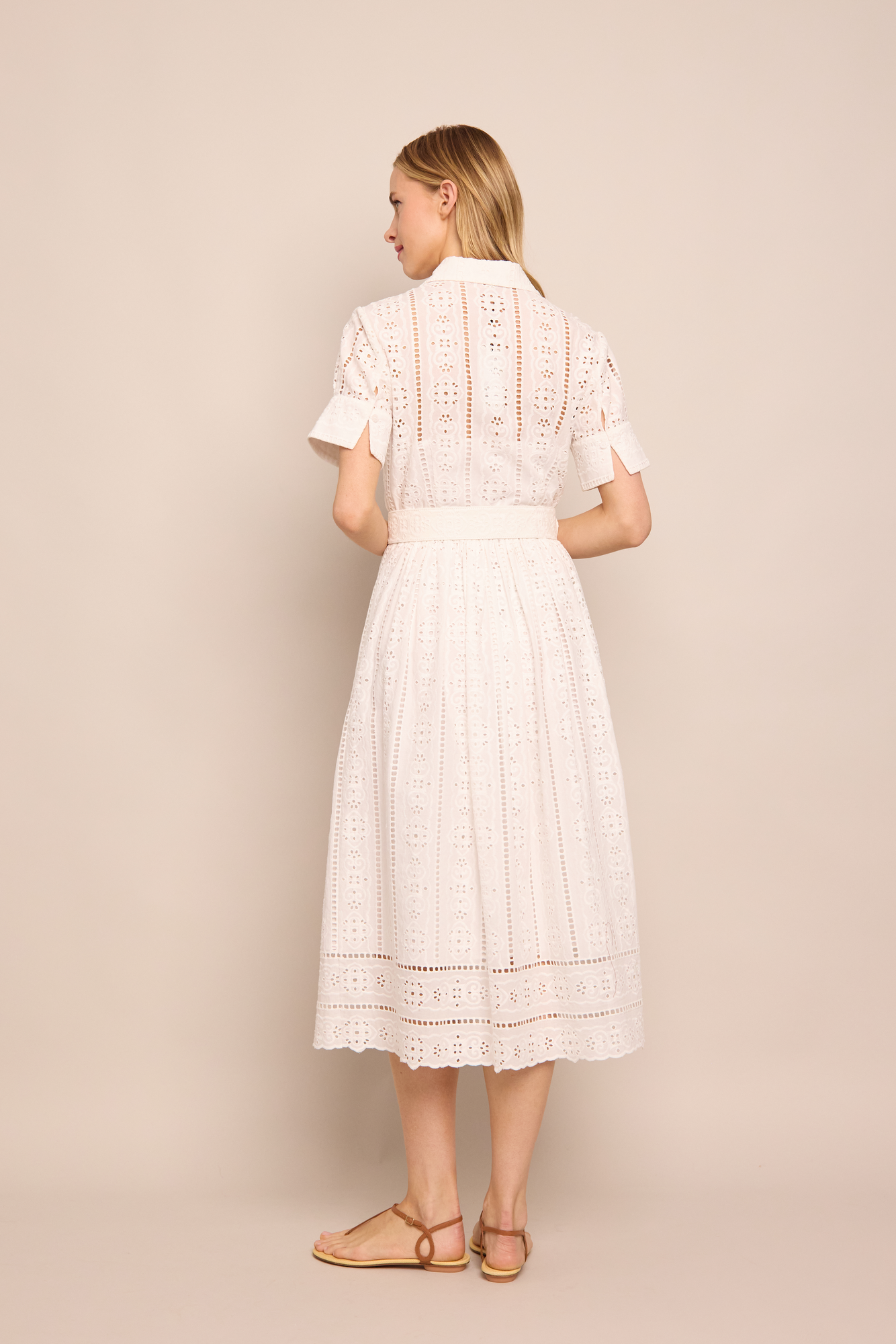 Malena Dress | Bria Eyelet Ivory