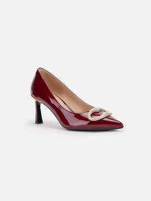 Heels | Wine Red