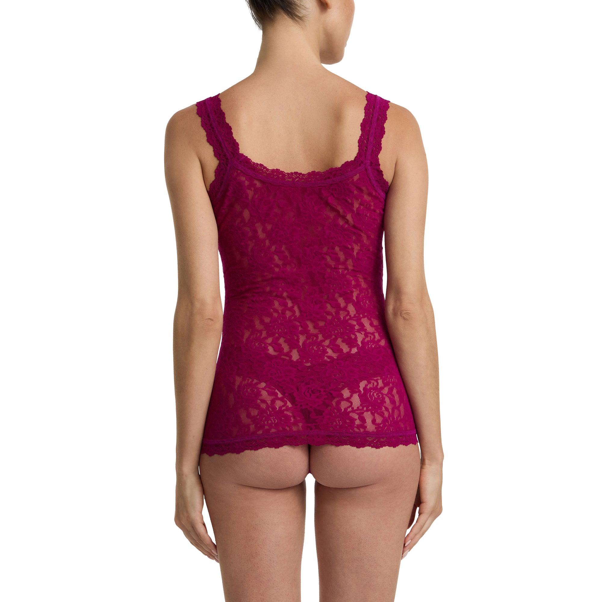Signature Lace Unlined Camisole | From The Vine (Red)