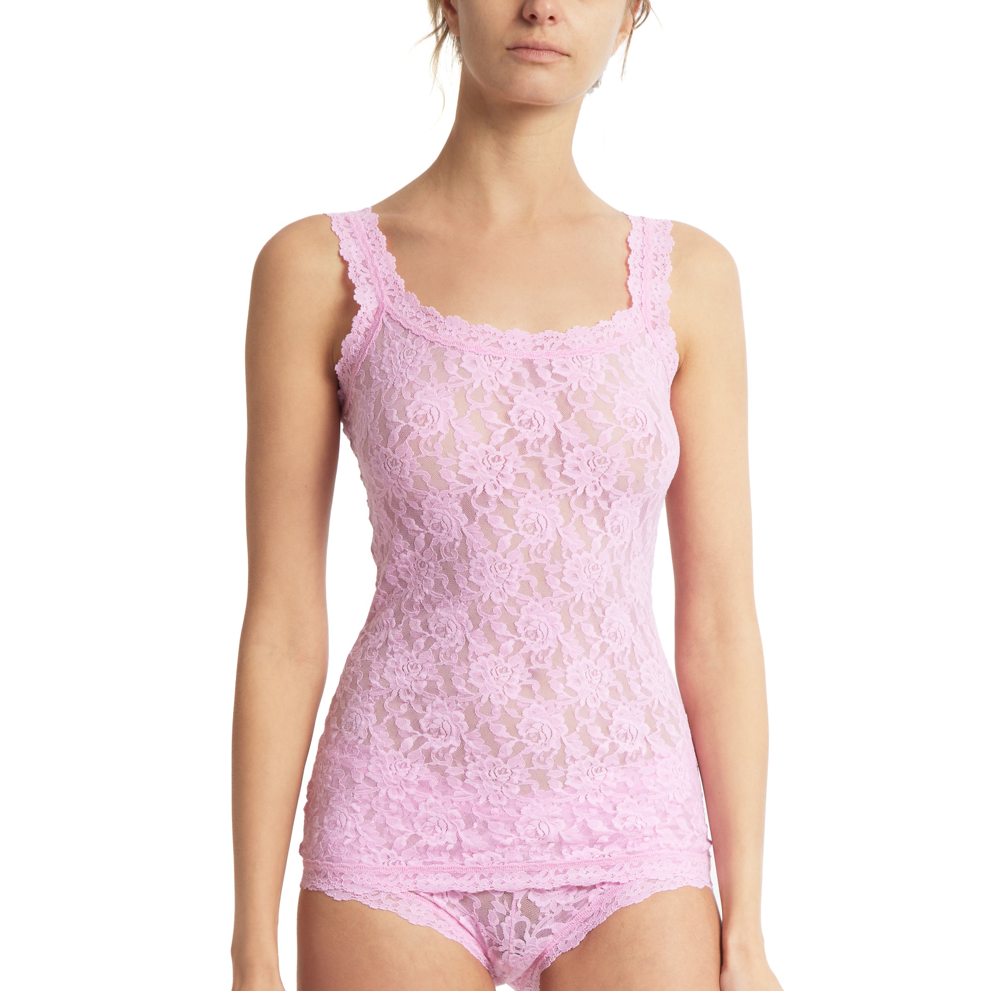 Signature Lace Unlined Camisole | Cotton Candy Pink