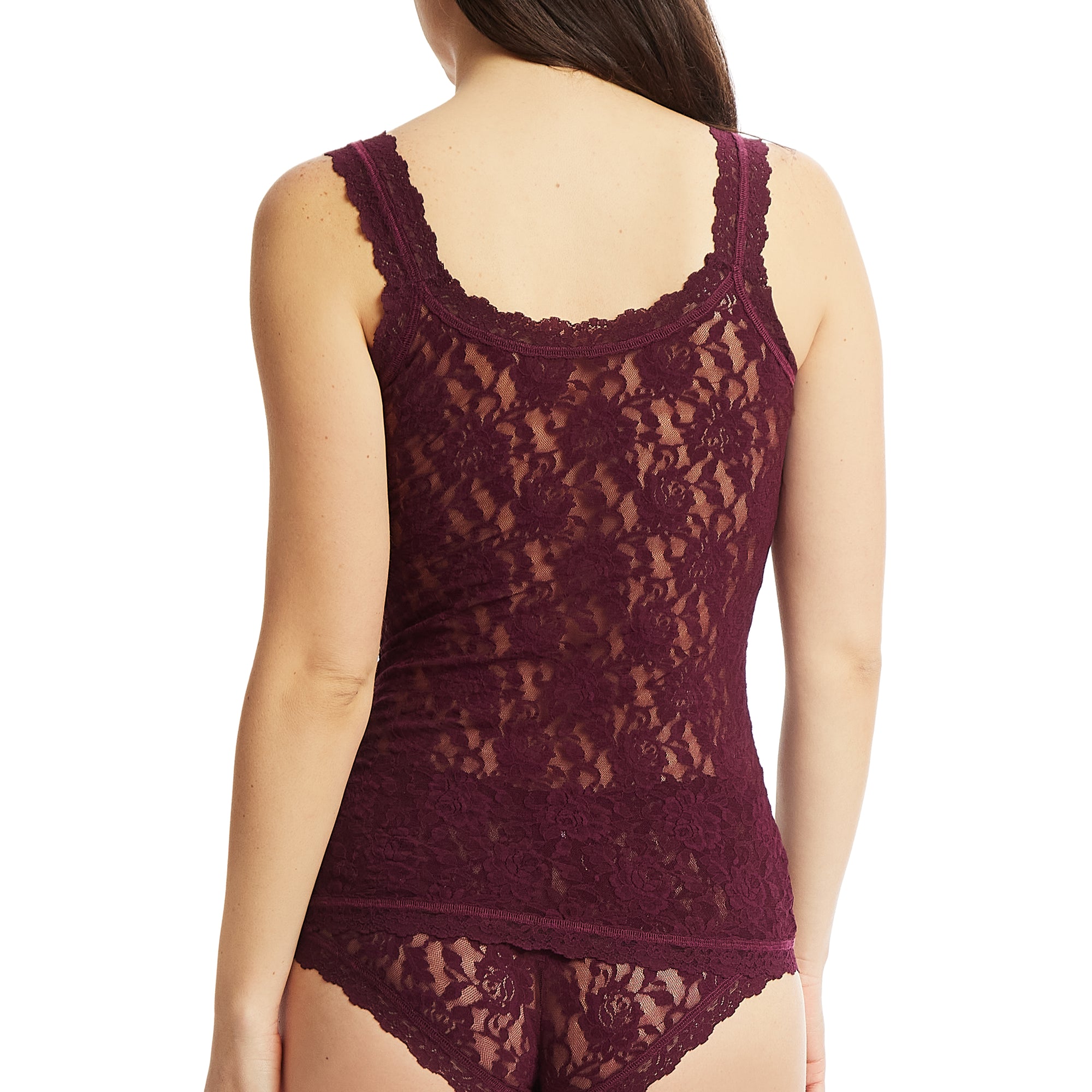 Signature Lace Unlined Camisole | Dried Cherry