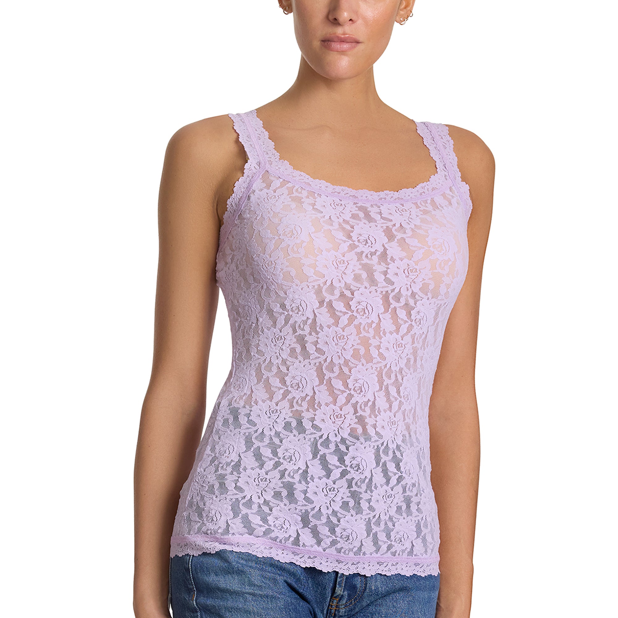 Signature Lace Unlined Camisole | Lavender Fields (Purple)