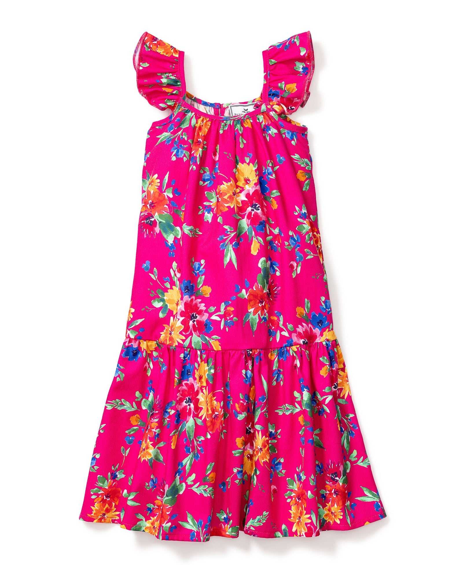 Girl's Twill Celeste Dress | Summer Blooms