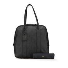 Fendi | Pre-Owned Zucca Coated Canvas Handbag | Gray/Dark Gray