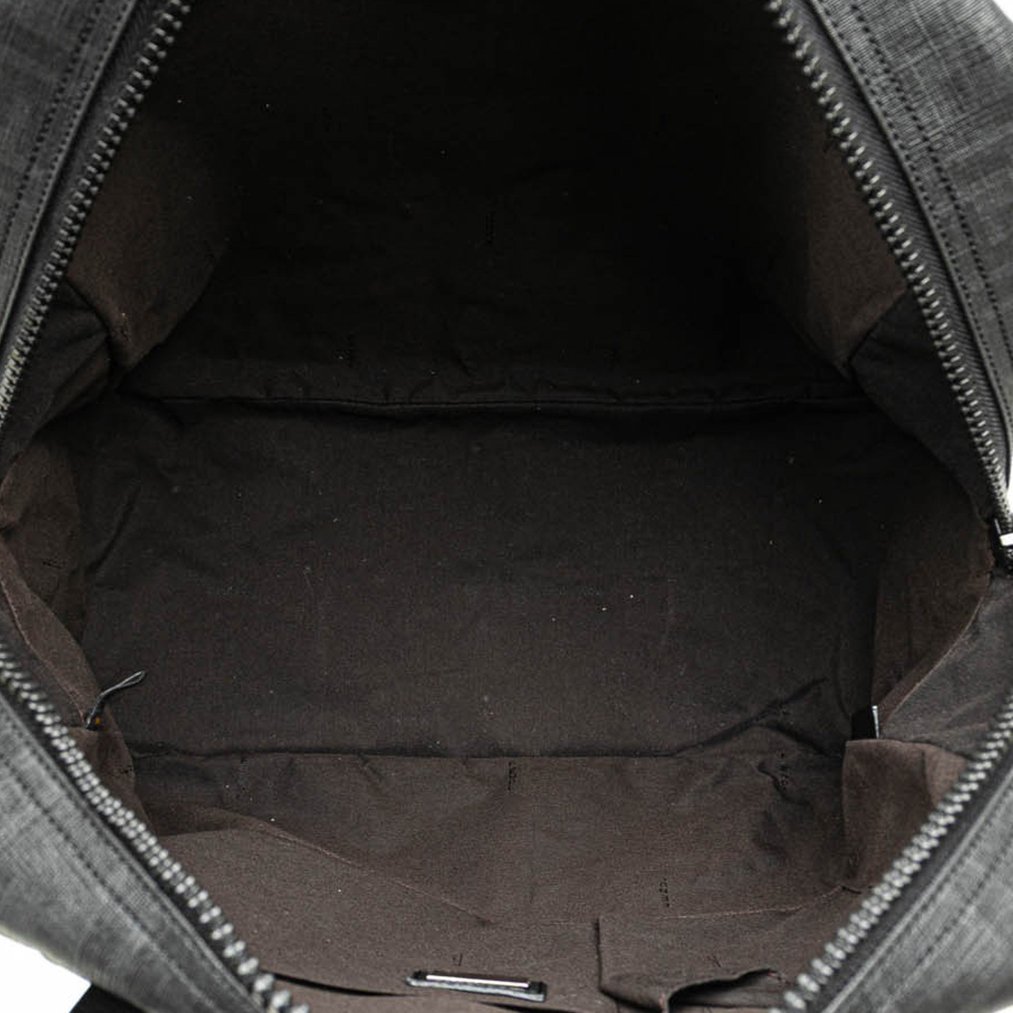 Fendi | Pre-Owned Zucca Coated Canvas Handbag | Gray/Dark Gray