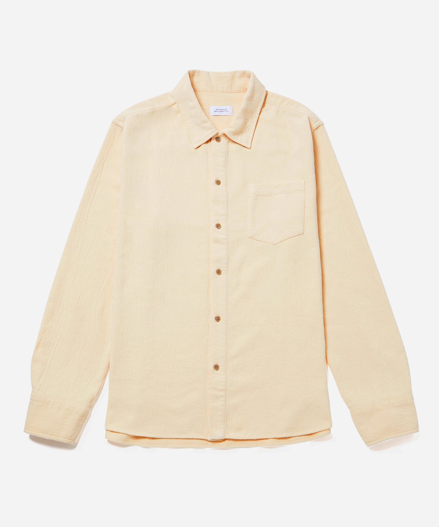 Mens | Broome Boucle Knit LS Shirt | Biscotti