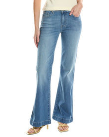 7 For All Mankind | Womens | Dojo Tailorless Ideal Trouser | Blue
