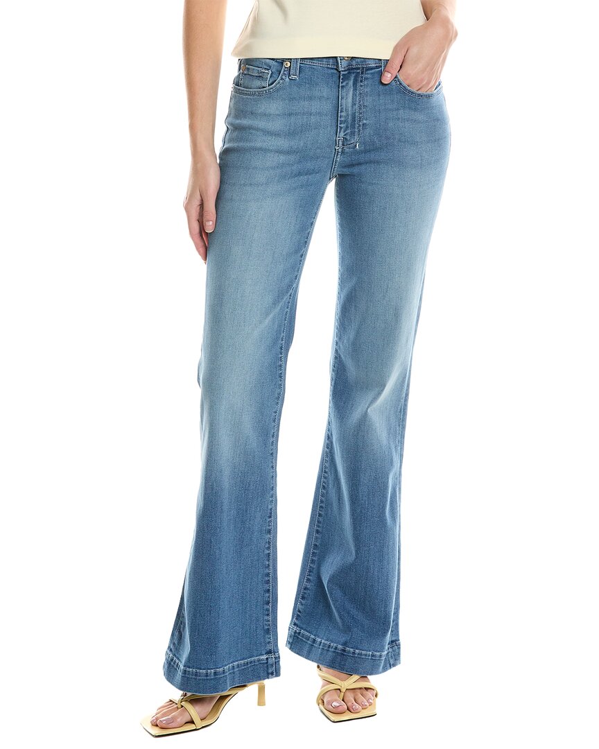 7 For All Mankind | Womens | Dojo Tailorless Ideal Trouser | Blue