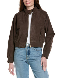 Walter Baker | Womens | Bowie Suede Jacket | Brown